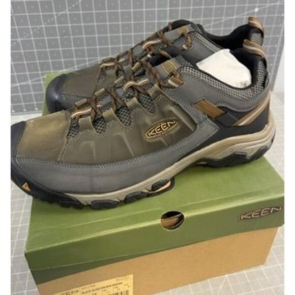 Keen Keen Targhee III WP Leather Textile Men's Sz. 13 US 47 EU Lace Up Shoes - Picture 5 of 8
